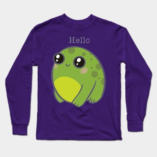 Hello Frog Long Sleeve T-Shirt